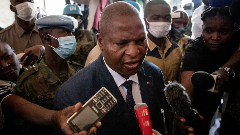 Faustin Archange Touadéra har blivit omvald som president i Centralafrikanska republiken. Arkivbild