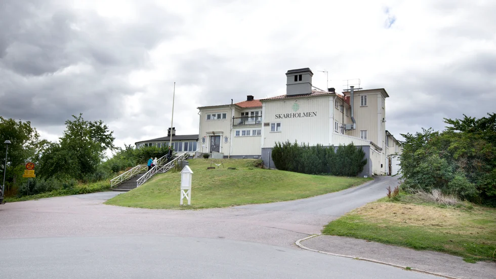 Skarholmen, även kallad Skaris,  ligger vid Ekoln strax söder om Uppsala. Skaris drivs i dag i ny regi utan koppling till tidigare ägare. Arkivbild.