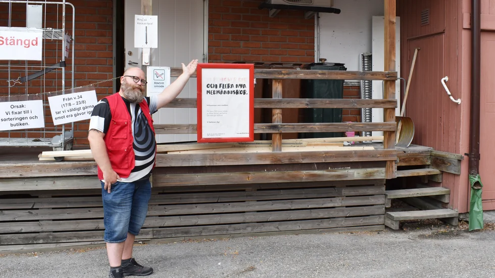 Kupan har drabbats av upprepad skadegörelse. ”Det är så tråkigt och onödigt”, säger Johnaz Bäckman.