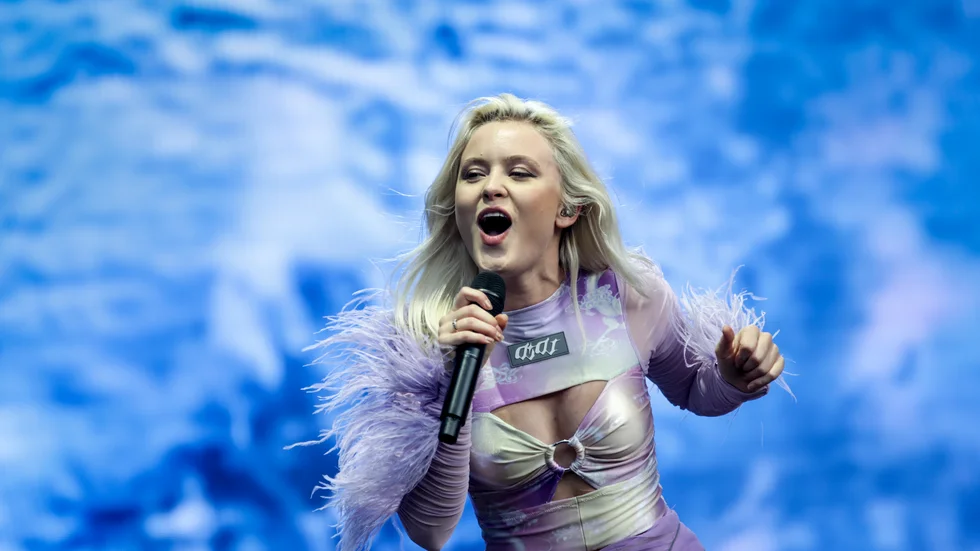 Zara Larssons uttalande om Kina tycks ha fått konsekvenser. I Kina går det inte längre att lyssna på hennes musik via strömningstjänsten Apple Music. Arkivbild.