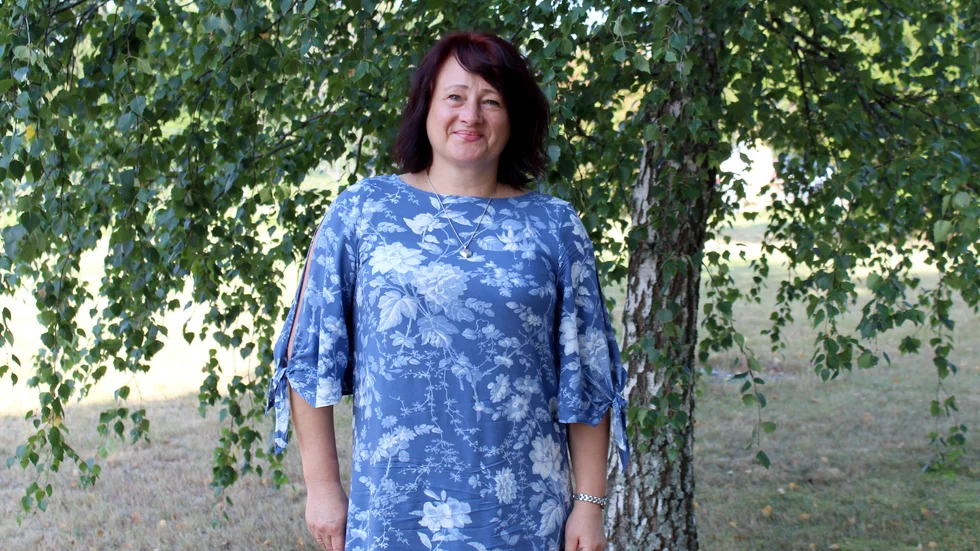 Jurate Savickiene längtar tills att hela klassen kan återigen träffas på SFI. 