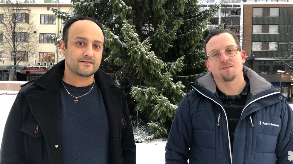 Shervin Ahmadzadeh och David Marklund arrangerar ”Julhoppet” – en julshow med lokala profiler.