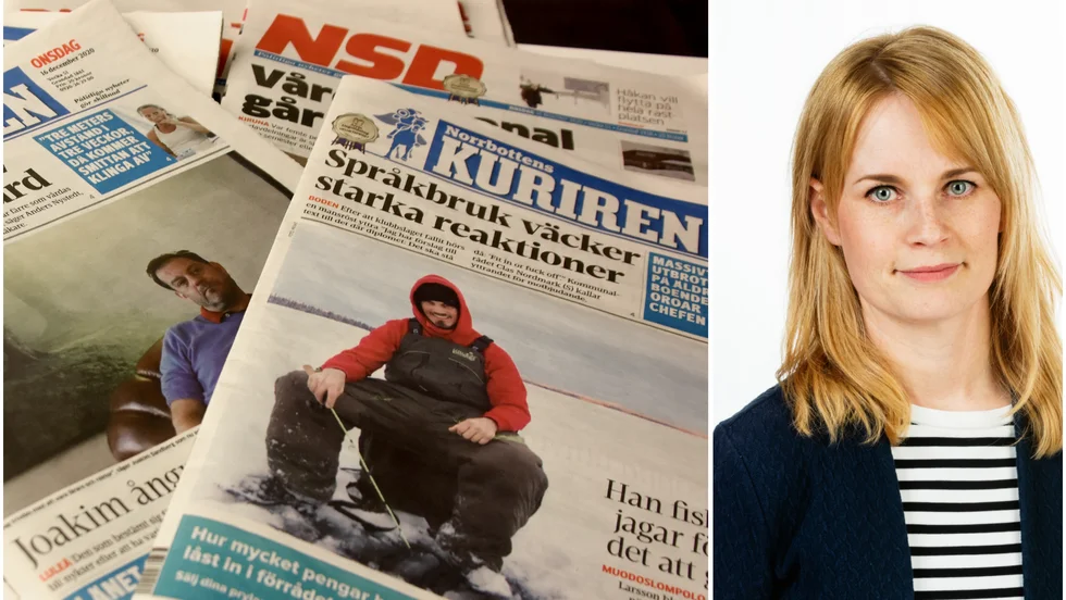 "Tycker du att det är viktigt med fri och oberoende journalistik? Då tycker vi att du ska prenumerera på någon av Norrbottens lokaltidningar, köpa ett magasin eller ta del av det stora utbud som public service-medierna erbjuder", skriver tre av Norrbottens mediechefer.