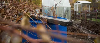 Hela huset försvann mitt under julstöket