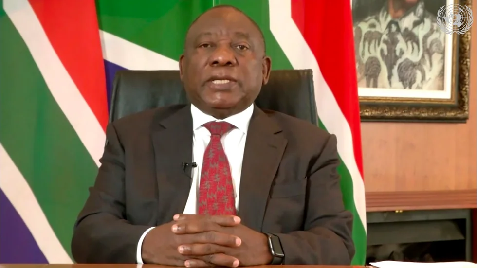Sydafrikas president Cyril Ramaphosa. Arkivbild.