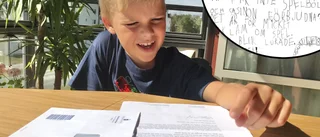 Otto, 7, fick svar från statsministern