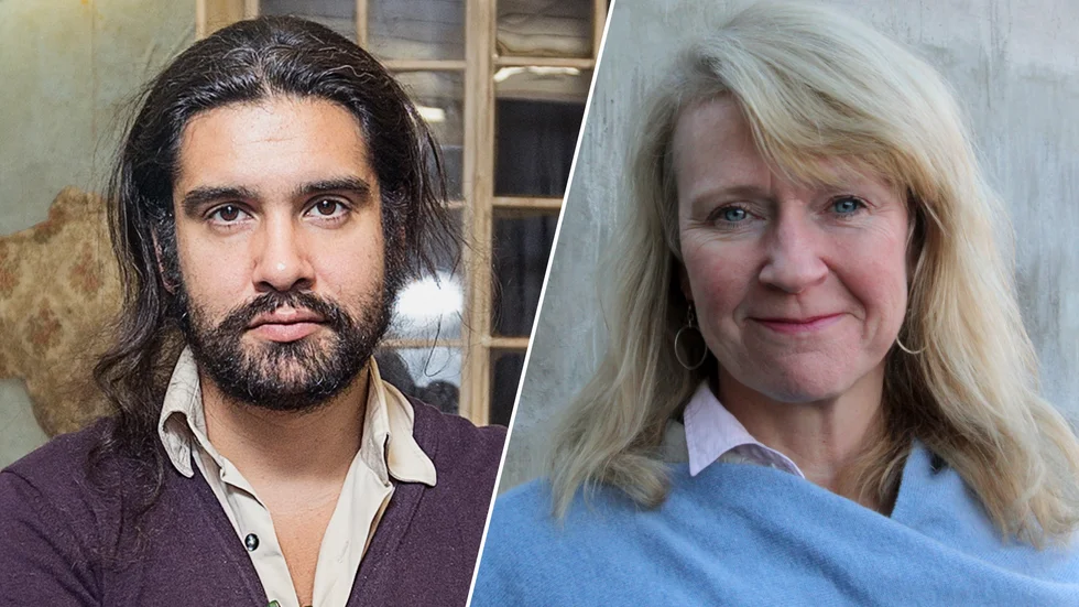 Nils Poletti, teaterchef för Östgötateatern och Pia Kronqvist, vd på Scenkonst Öst.