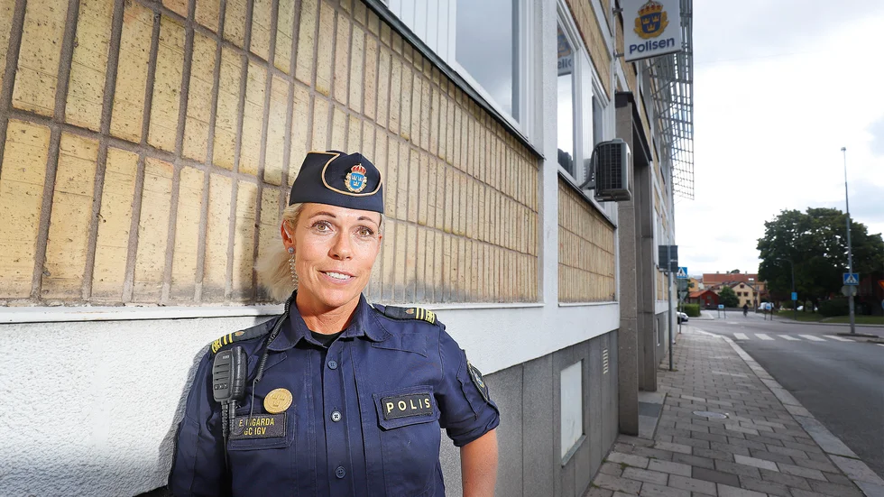 Elenore Ingårda, chef för Eskilstunapolisens grova brottsenhet.