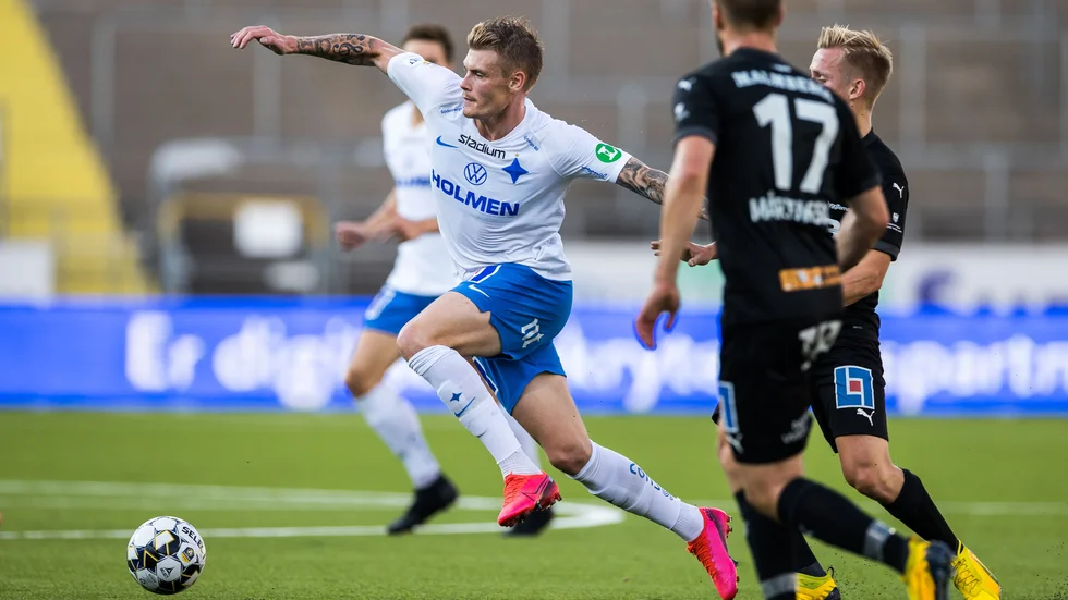 "Vi har haft några nu innan, där det varit nära mål. Det var kul att den gick in denna gång", säger Eric Smith om framspelningen till Christoffer Nymans 1-0 mot Varberg. 