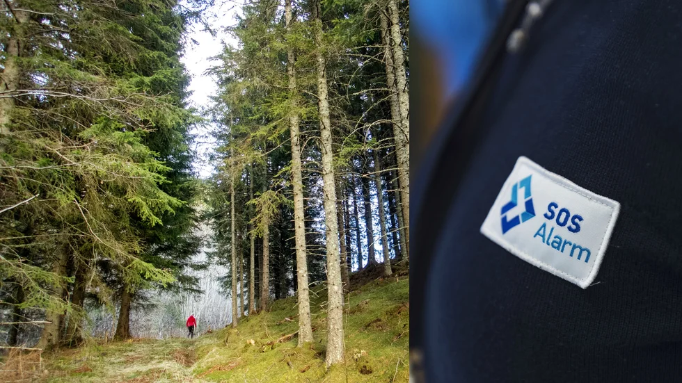 Polisen hoppas att fler kan skaffa SOS Alarms 112-app när de ska ut i skogen. 