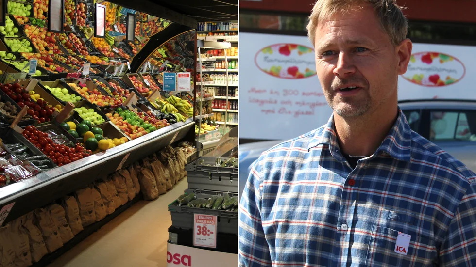 Först ska kylar, frysar och inredning bytas ut, sedan är förhoppningen att bygga ut på befintlig plats. Det meddelar Ica-handlaren Morgan Alm.