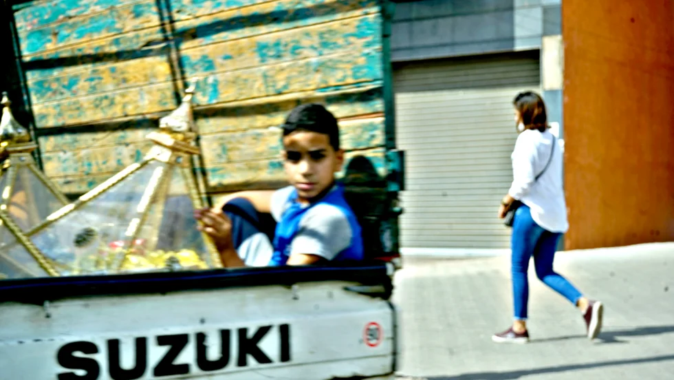 En ögonblicksbild från Marrakech.