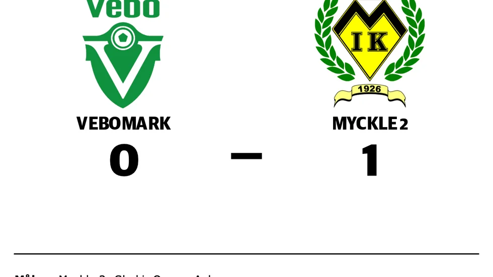 Vebomark förlorade mot Myckle 2