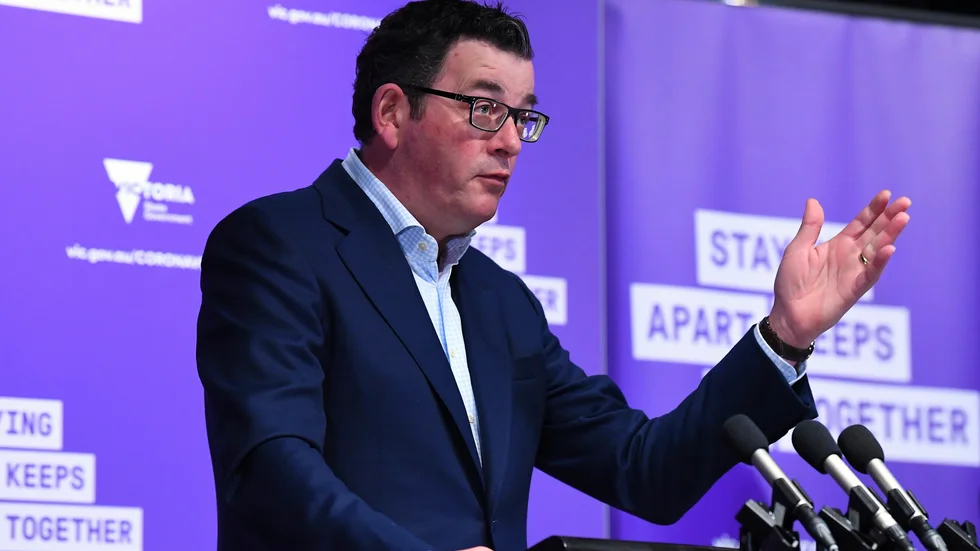 Den australiska delstaten Victorias premiärminister Daniel Andrews. Arkivbild.