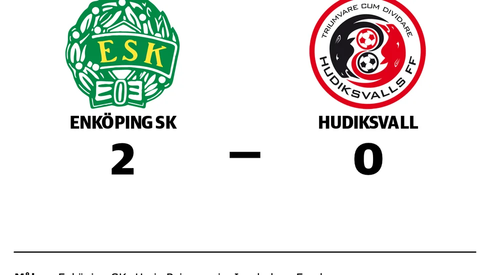 Enköpings SK FK vann mot Hudiksvalls Förenade FF