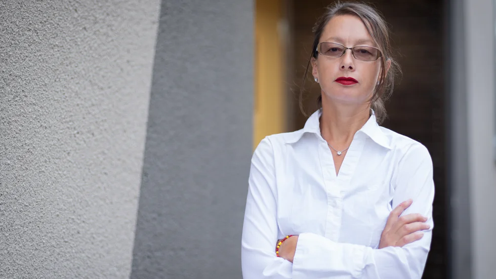 Rachael Tripney Berglund, doktorand vid Mälardalens högskola. 