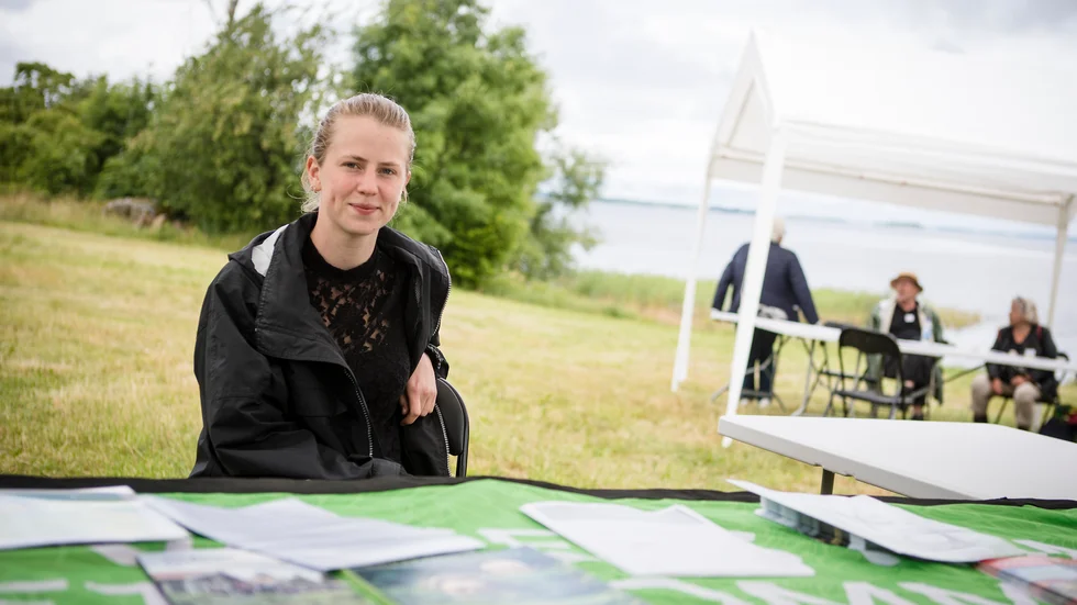 Sara Sjöqvist, landskapsutvecklare i Vingåkers kommun, är nöjd med engagemanget under årets digitala storting.