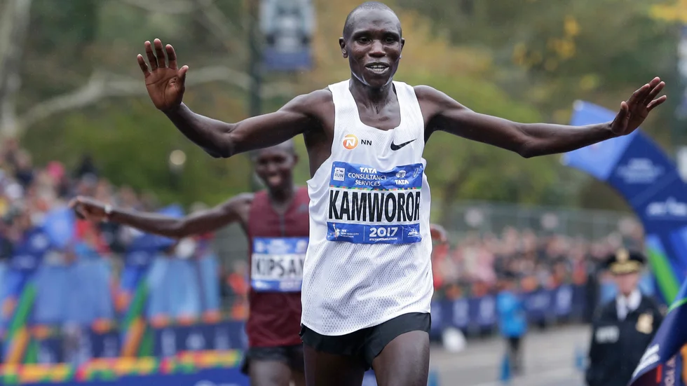 Kenyas Geoffrey Kamworor. Arkivbild.