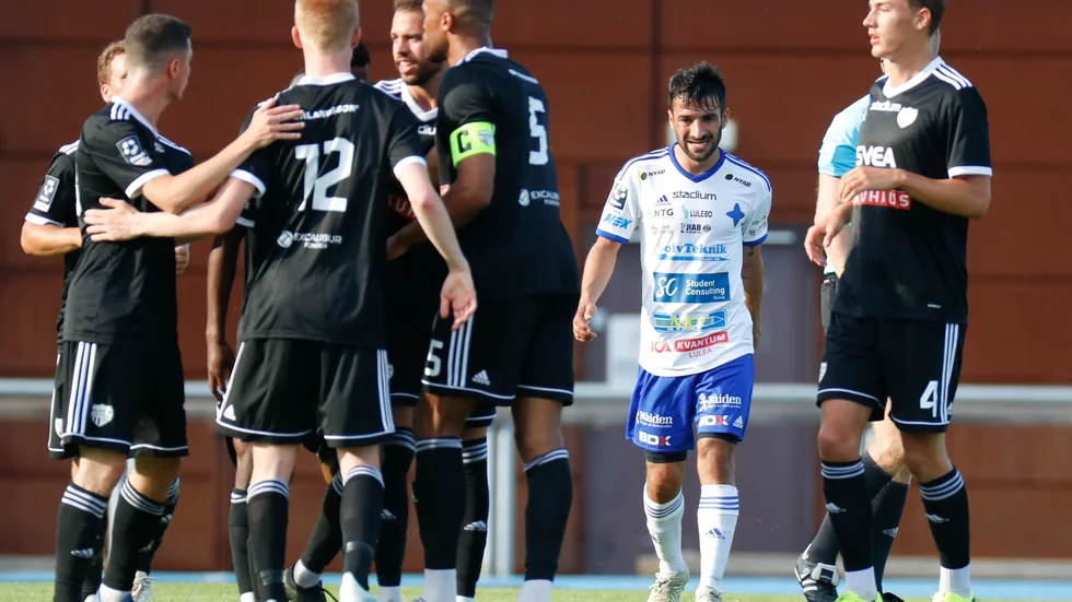 Arish Nouri deppar efter Sollentunas kvittering i slutet av den första halvleken. Hemmalaget tog ledningen i den andra och IFK Luleå inkasserade därmed sin fjärde raka förlust. 