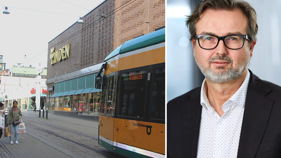 Per Andersson tror på ett annat butiksutbud på Drottninggatan om tio år.