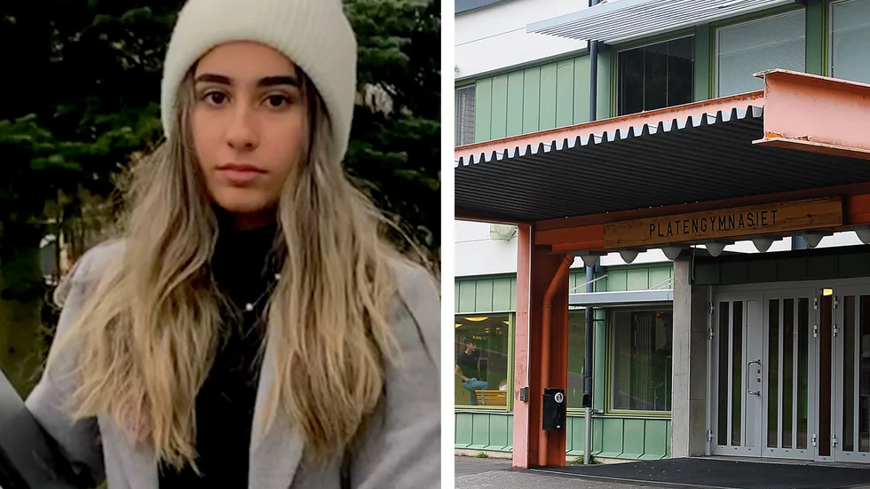 Helia Saradar Zadeh anser att distansstudier bör införas på hennes gymnasium för att minska samhällsspridningen av covid-19. 