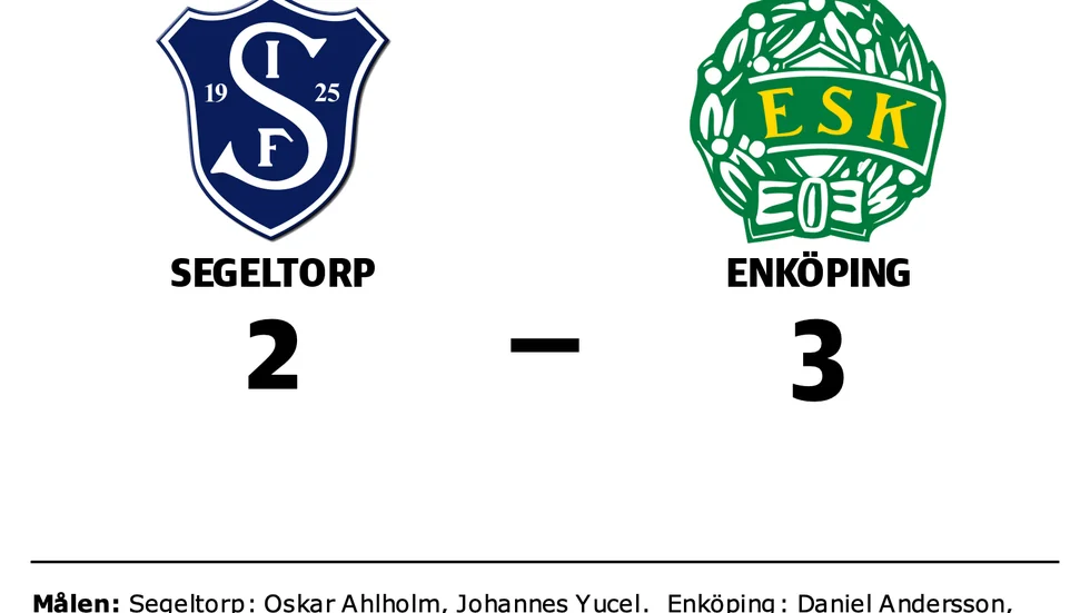 Segeltorp förlorade mot Enköping