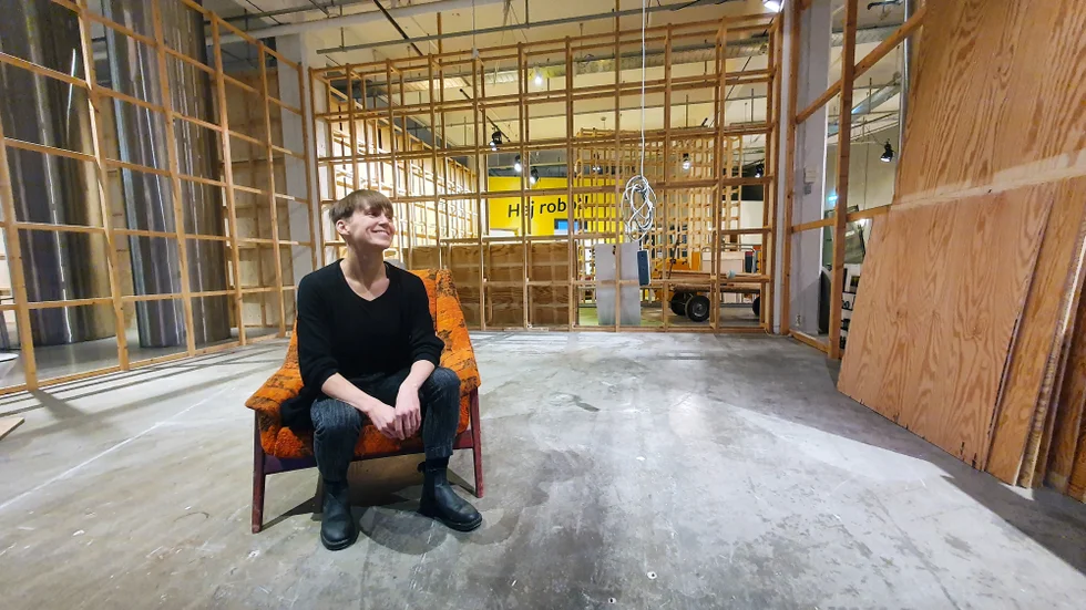 Nu byggs "Digitopia", Arbetets museums nya utställning om människan, tekniken och framtiden. Josefine Höijer är projektledare för utställningen. 