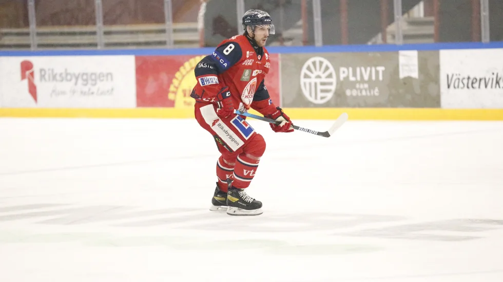 Emil Wahlberg har spelat nio matcher med VIK den här säsongen.