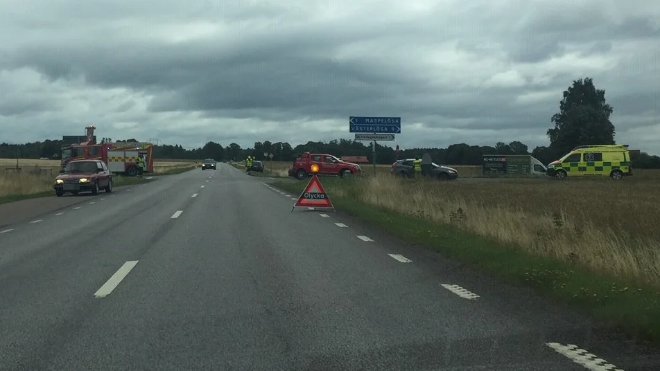 Olyckan inträffade på väg 1050.