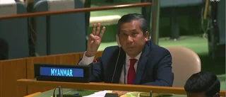 Oklart vem som är Myanmars man i FN