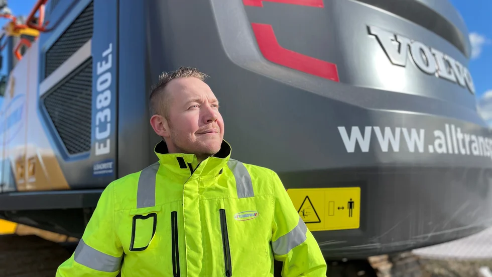 Mathias Lidén, vd Alltransportkoncernen.