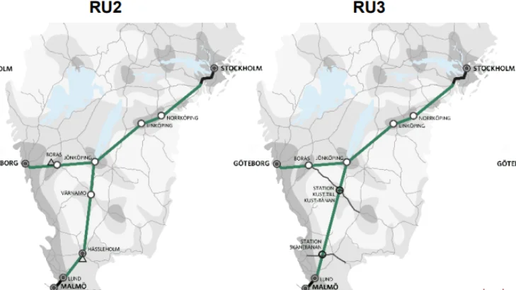 Ju färre regionala fästen stambanorna får desto sämre för bygderna utanför storstäderna.