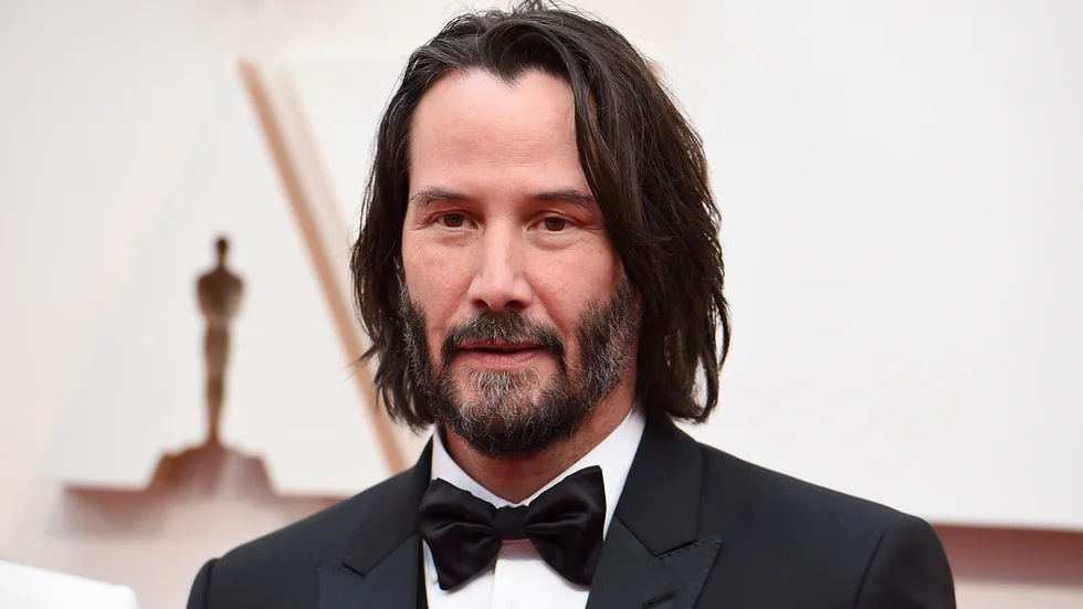 Keanu Reeves är både medförfattare till och förlaga för huvudpersonen i "Brzrkr", ett nytt seriealbum. Arkivbild.