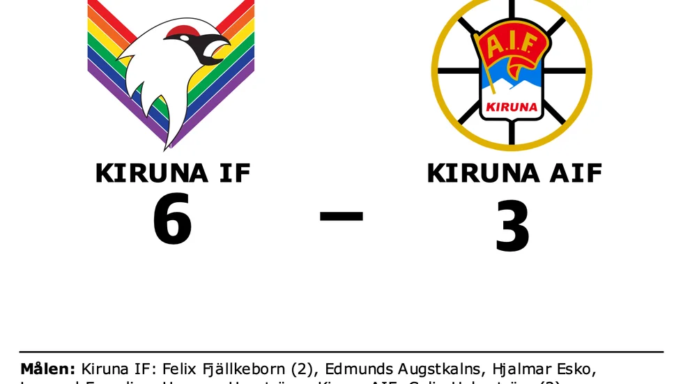 Kiruna IF vann mot Kiruna AIF