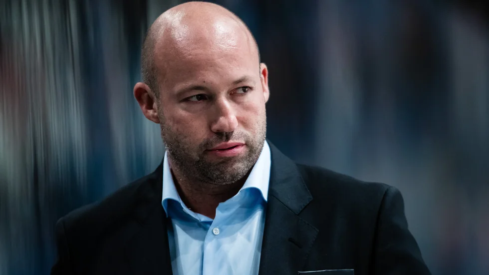 Peter Nylander, tränare i Huddinge IK.