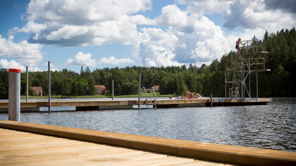 Högsjö badplats.