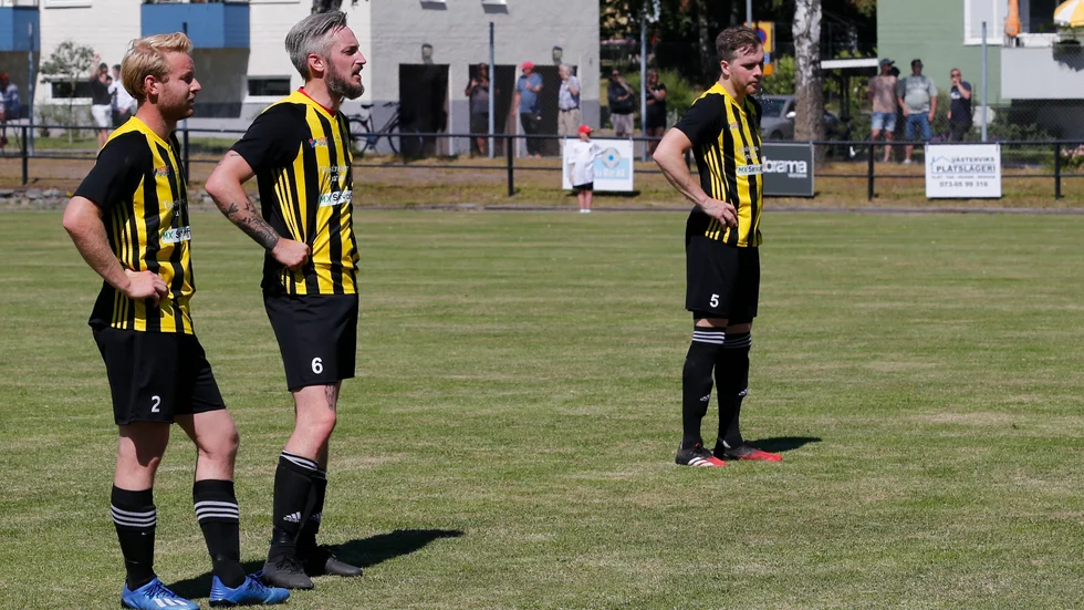 Tobias Palm, Johan Lundin och Fredrik Lindhe höll idag nollan mot Adas United.