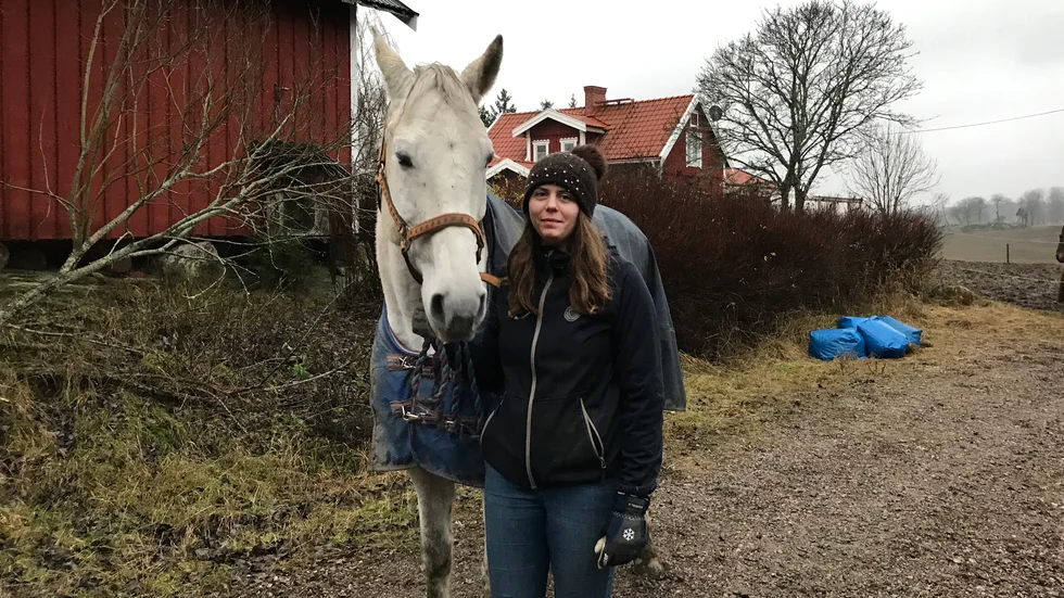 "Jag har alltid önskat att få arbeta med hästar", säger Josefin Lindvall. 
