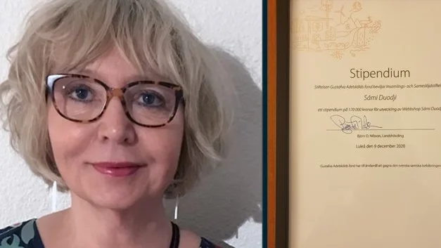 Anna Burman Sjöberg, verksamhetsledare på Sameslöjdstiftelsen Sámi Duodji.