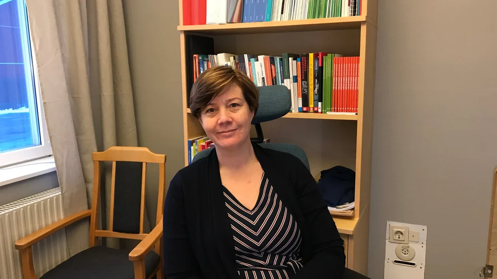 Anna Thorsson, rektor, är nöjd med Gunnarsbyn får behålla sin skola. "Det känns otroligt skönt".
