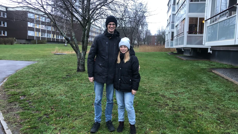 Nu har Viktoriia bott i Västervik i en månad tillsammans med sin stora kärlek Viktor. 