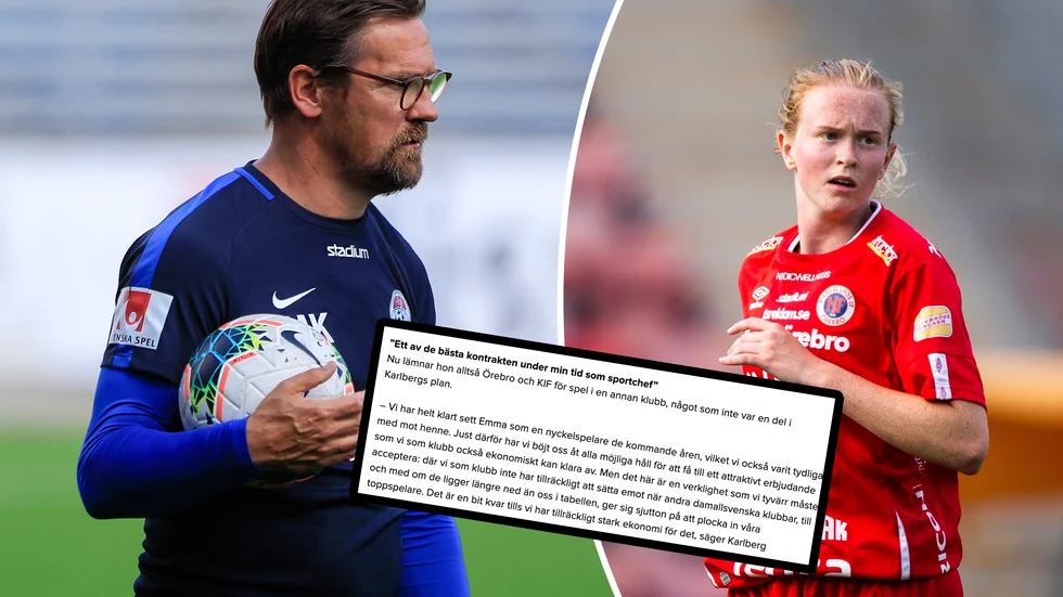 Örebro verkar inte helt nöjda med Östlunds övergång till Eskilstuna United.