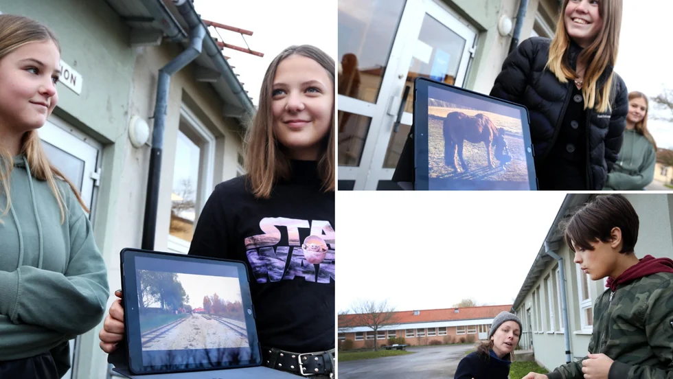Ungdomarna gör filmer som förhoppningsvis ska inspirera de äldre. 