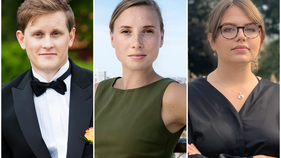 Victor Zhao-Jansson, Freija Carlstén, Elin Venholen (samtliga C).
