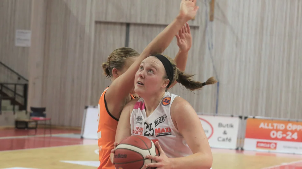 Visby Ladies Jessica Kelliher gjorde hela 45 poäng.