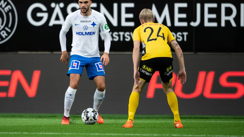 Egzon Binaku fick ont i hälsenan i Borås.