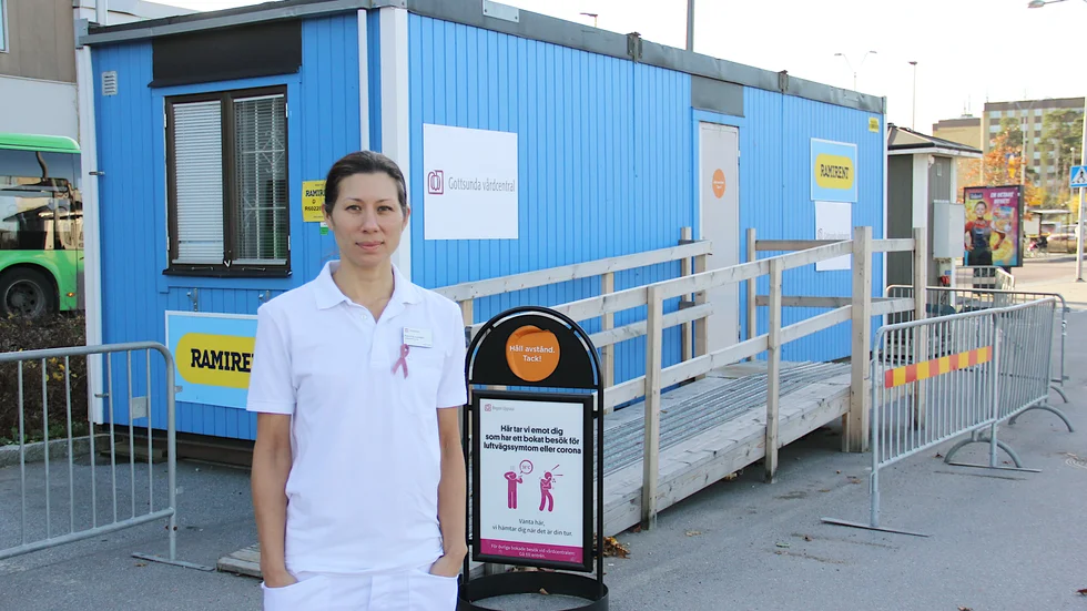 Patricia Lundén, verksamhetschef på vårdcentralen i stadsdelen Gottsunda.