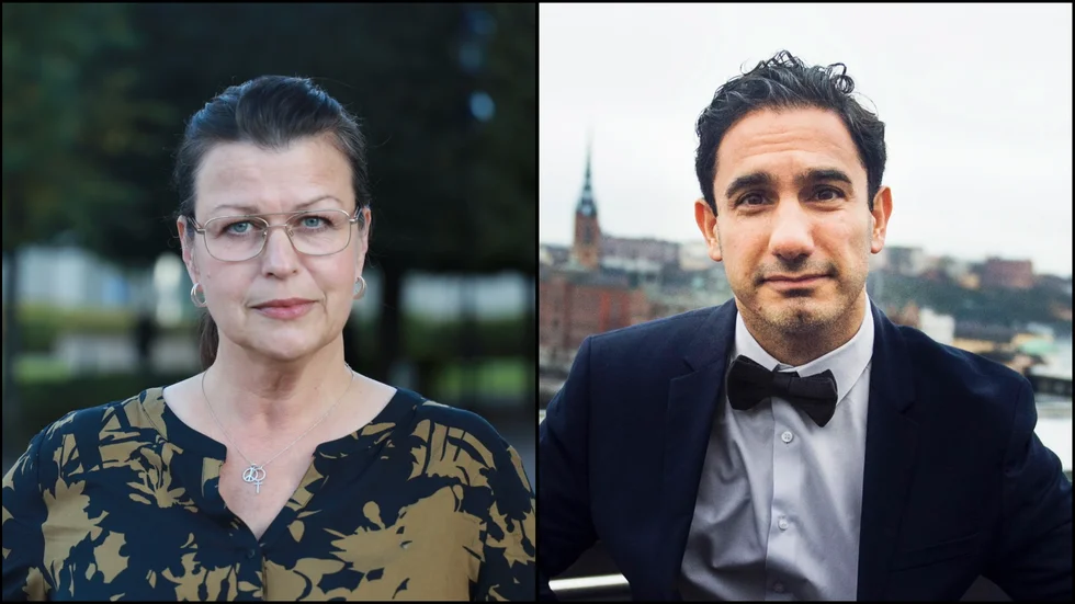 Zara Leghissa (S), riksdagsledamot Norrbotten, och Ardalan Shekarabi, gruppledare (S), i arbetsmarknadsutskottet.