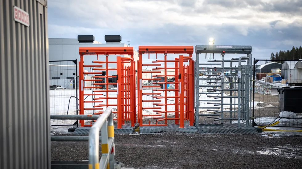 Northvolts grindar. Stora delar av personalen arbetsbefrias.