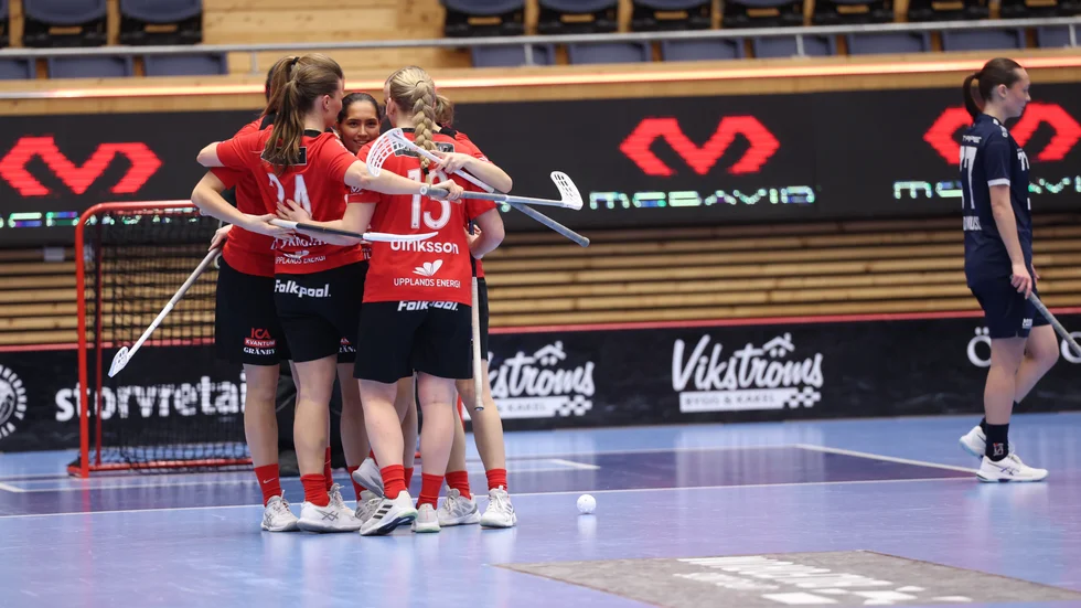 Storvretaglädje(arkivbild) efter seger i första matchen i kvalet till SSL. 